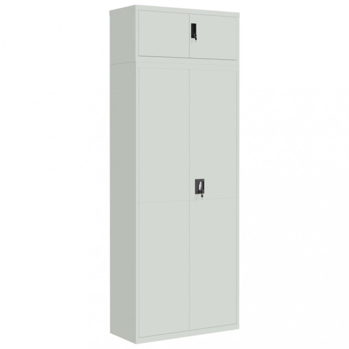 Fiset, gri deschis, 90x40x240 cm, otel