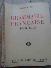 Grammaire Francaise - Mautrice Rat ,528006 foto