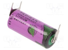 Baterie litiu 2/3AA 3,6V 1600mAh nereincarcabila TADIRAN foto