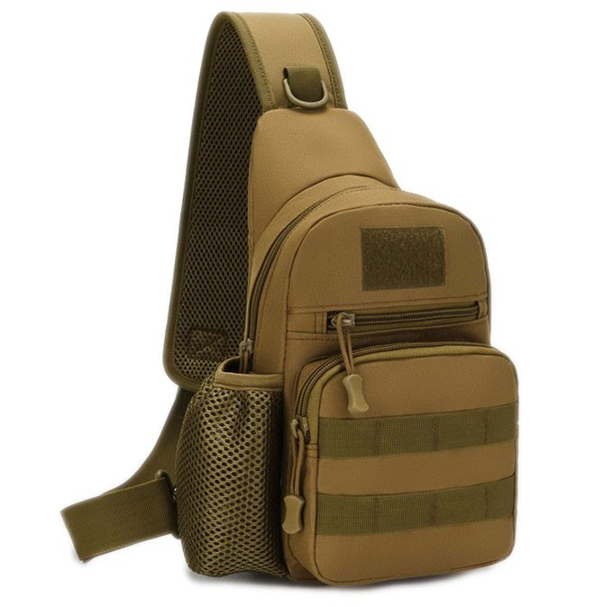 Geanta Sling Militara, Zamo&reg;, 5x Buzunare, Material Impermeabil, Capacitate 5L, Dimensiune 32x16x11c