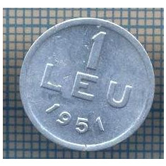 AX 786 MONEDA- ROMANIA - 1 LEU -ANUL 1951 -STAREA CARE SE VEDE