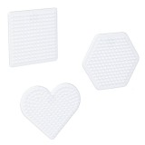 Placa pentru margelele de calcat 3 forme - 3 bucati set