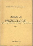 Cumpara ieftin Lucrari De Muzicologie VIII-IX - Tiraj: 800 Exemplare