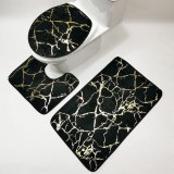 Set 3 Presuri Baie, Super Pufos, Calitete Premiu, Negru Auriu