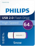 Memory Stick Usb 2.0 - 64gb Philips Snow Edition, 64 GB