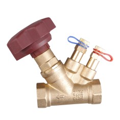 Robinet reglare debit coloane , cu prize de masurare, scaun inclinat, DN 20