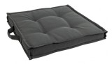 Cumpara ieftin Set 4 perne podea textil gri 40x40x4 cm