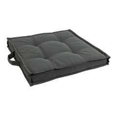 Perna podea textil gri 40x40x4 cm
