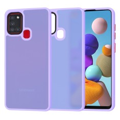 Techsuit - HaloFrost Series - Samsung Galaxy A21s - Light Purple foto