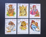 Cuba 2000 - Seria Completă Povești pentru Copii &bdquo;V&acirc;rsta de Aur&rdquo; de Jos&eacute; Mart&iacute; / Literatură 6 Valori Ștampilat - Cod: -SW13