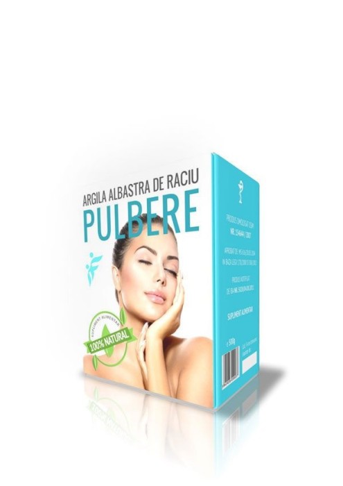 Argila albastra de raciu pulbere 500gr romcos