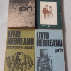 LIVIU REBREANU - ION + GOLANII + CRAISORUL HORIA + CIULEANDRA + GORILA