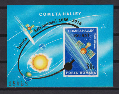 COLITA NEDANTELATA COMETA HALLEY 2016 SUPRATIPAR AURIU foto