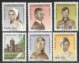 Luxemburg 1967 - Caritas, cercetasi, serie neuzata