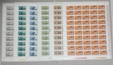 TIMBRE ROMANIA L.P.847/1974 Centenar UPU -set 6 coli 50 de valori MNH -EROARE, Nestampilat