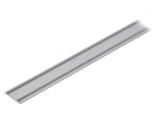 Carcasă de protecție argintie aluminiu anodat 1m
