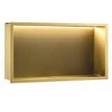 RAFT BAIE INCASTRAT PERETE LED 30x60 brush gold