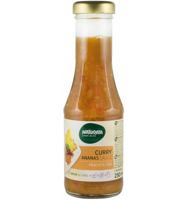 Sos Barbecue de Curry cu Ananas Bio 210 mililitri Naturata foto