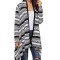N638-1122 Cardigan lung, model asimetric, fara inchidere