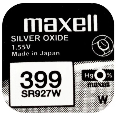 Baterie ceas Maxell SR927W V399 AG7 1.55V oxid de argint foto