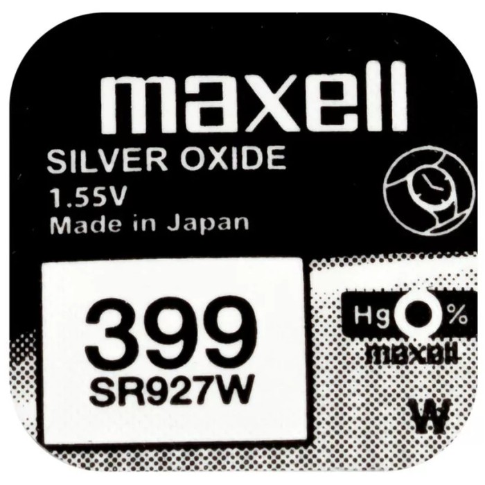 Baterie ceas Maxell SR927W V399 AG7 1.55V oxid de argint
