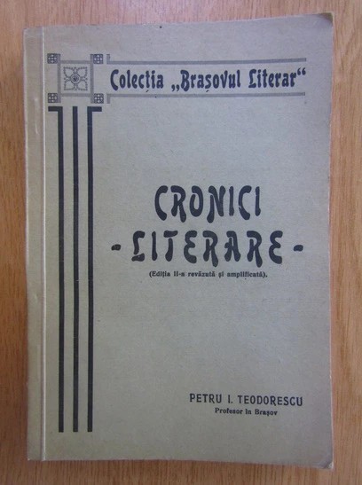 Petru I. Teodorescu - Cronici literare