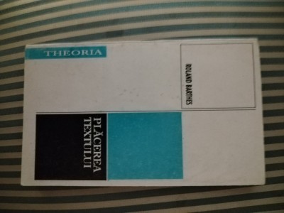 Roland Barthes Placerea textului foto