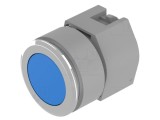 Comutator apăsare 30mm EAO, poziție stabilă, iluminare albastră