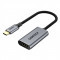 Adaptor Choetech H12 USB-C Tata la HDMI Mama 4K 60Hz Gri