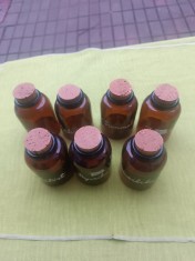 Lot de 7 sticlute pentru mirodenii, provenienta suedeza