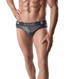 Anais Men-Ares Slip cu Plasă și Finisaj Tip Piele