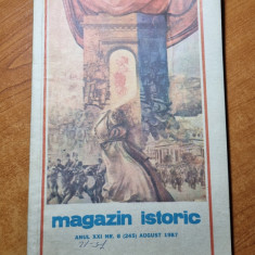 revista magazin istoric august 1987