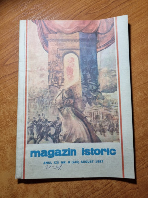 revista magazin istoric august 1987 foto