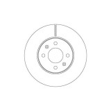 Set discuri frana fata TRW Hyundai I20 (Gb Ib) 11.2014- I20 ActIVe (Ib Gb) 09.2015- I20 Coupe (Gb) 05.2015- SolarIS Sedan (Hcr) 01.2017-; Kia Rio IV