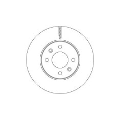 Set discuri frana fata TRW Hyundai I20 11.20 I20 ActIVe 09.20 I20 Coupe 05.20 SolarIS Sedan 01.20; Kia Rio IV 01.20 Rio IV Sedan 07.20 Fata; puntea foto