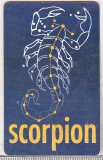 bnk card Cartela telefonica 2000 - Zodiac Scorpion - RO-ROM-0080B