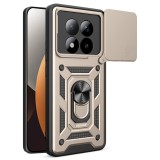 Husa Xiaomi Redmi Note 15 Pro+ 5G protectie camera Asteroid GSM CamShield Series, auriu