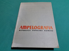 AMPELOGRAFIA REPUBLICII POPULARE ROM&amp;Acirc;NE * VOL. II * 1960 * foto