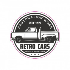 Abtibild &quot;RETRO CARS&quot; Cod: TAG 021 / T2 Automotive TrustedCars
