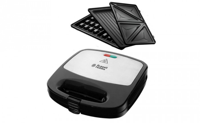 Aparat de facut sandvisuri 3 in 1 Russell Hobbs 24540 56 RH Sandwich Maker, 760 W - SECOND