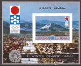 AJMAN 1971 SPORT J.O. DE IARNA ( colita nedantelata ) MNH