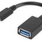 Adaptor Lenovo USB-A la USB-C negru - RESIGILAT