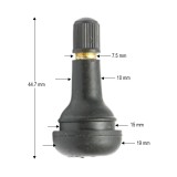 Valva roata tubeless TR413, 43 mm, pentru anvelope fara camera