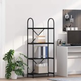 VidaXL Raft pentru cărți Stejar negru 60 x 30 x 146 cm Lemn compozit