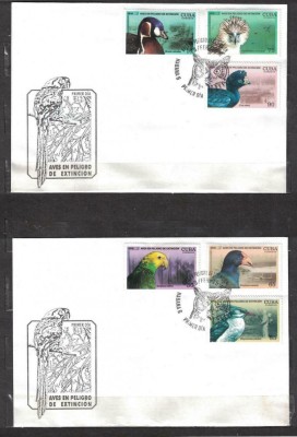 CUBA 2018 FAUNA PASARI FDC foto