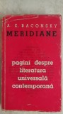 A. E. Baconsky - Meridiane, pagini despre literatura universala contemporana