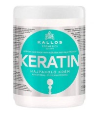 Masca pentru par cu keratina si proteina din lapte, Kallos, 1000 ml foto