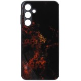 Husa spate silicon TPU si plastic multicolor, Red Nebula, pentru Samsung Galaxy A16 4G, 5G