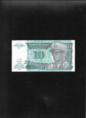 Zair Zaire 10 nouveaux zaires 1993 unc seria2677100 foto