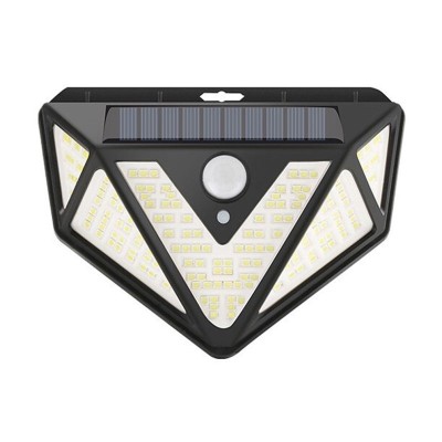 Lampa solara de perete Superfire FF6-B, 33W LED, 166leduri, 3 moduri, 1200mAh, incarcare solara si senzor de miscare foto